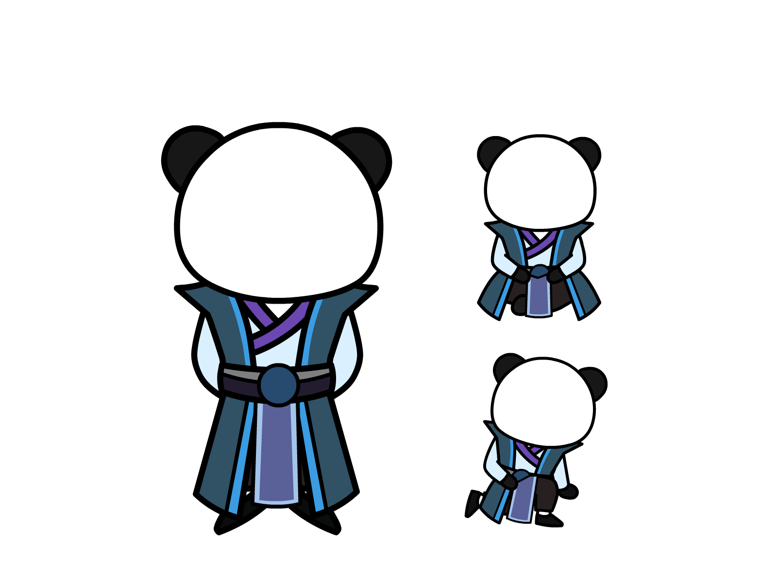 人物图-玄幻修仙-多动作-男5