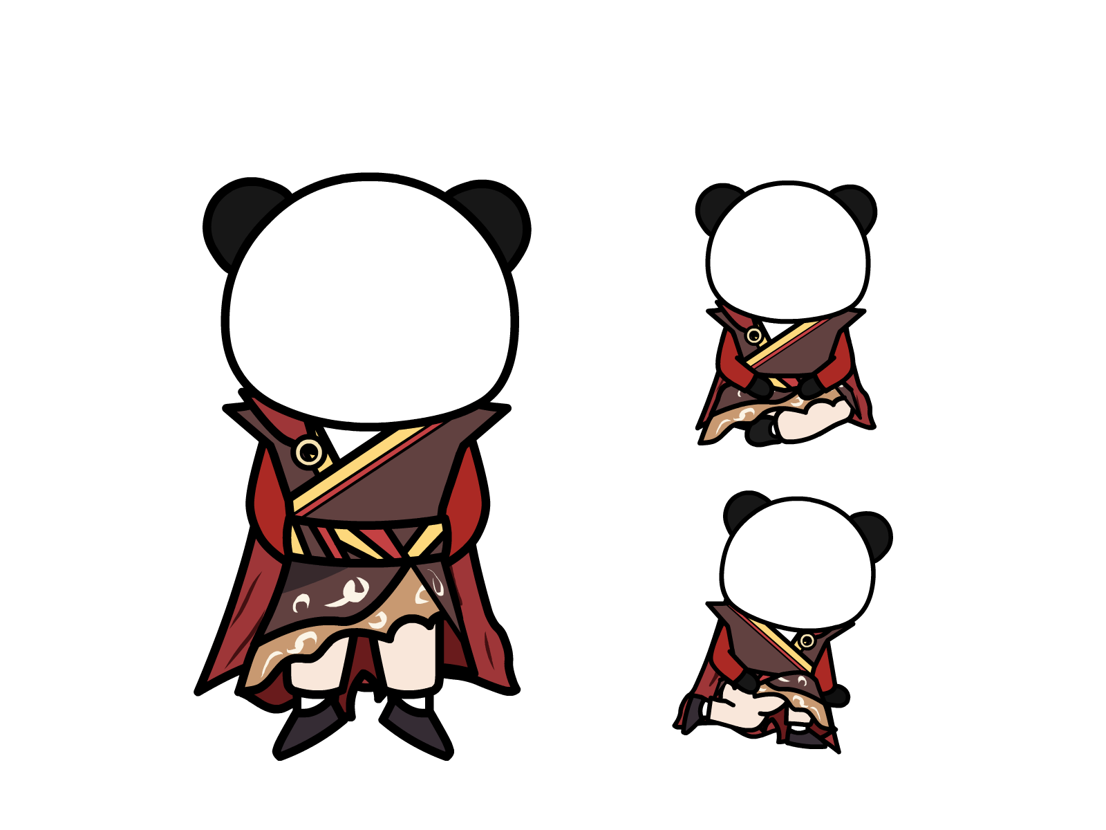 人物图-玄幻修仙-多动作-男3