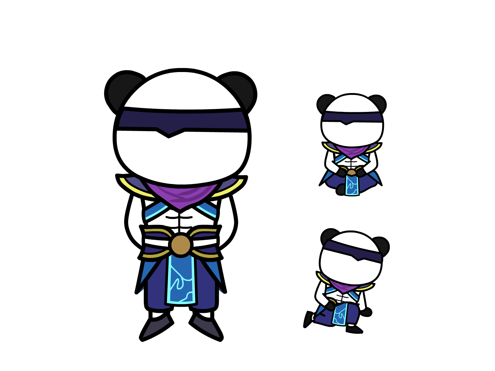 人物图-玄幻修仙-多动作-男1