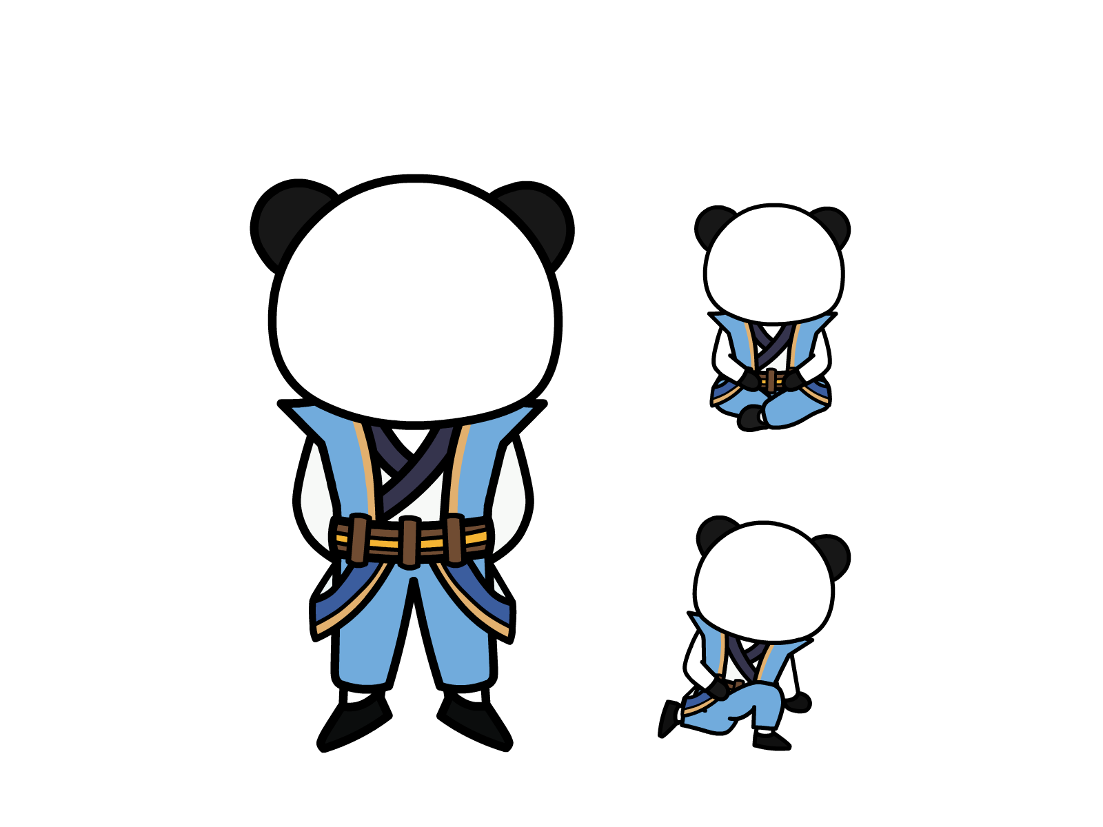 人物图-玄幻修仙-多动作-男4