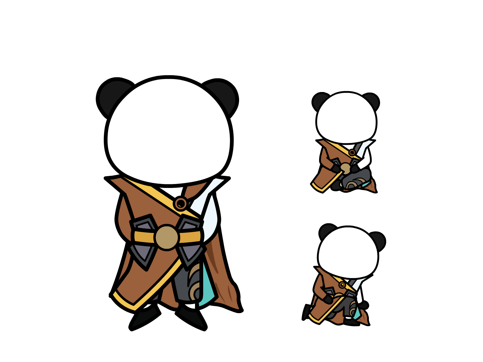 人物图-玄幻修仙-多动作-男4