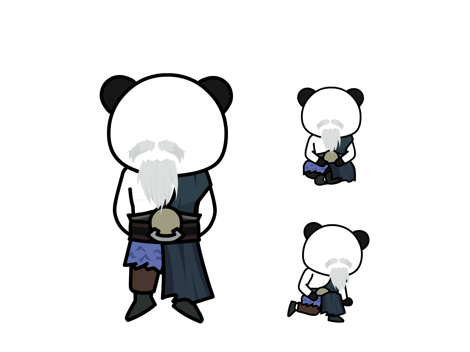 人物图-玄幻修仙-多动作-男10