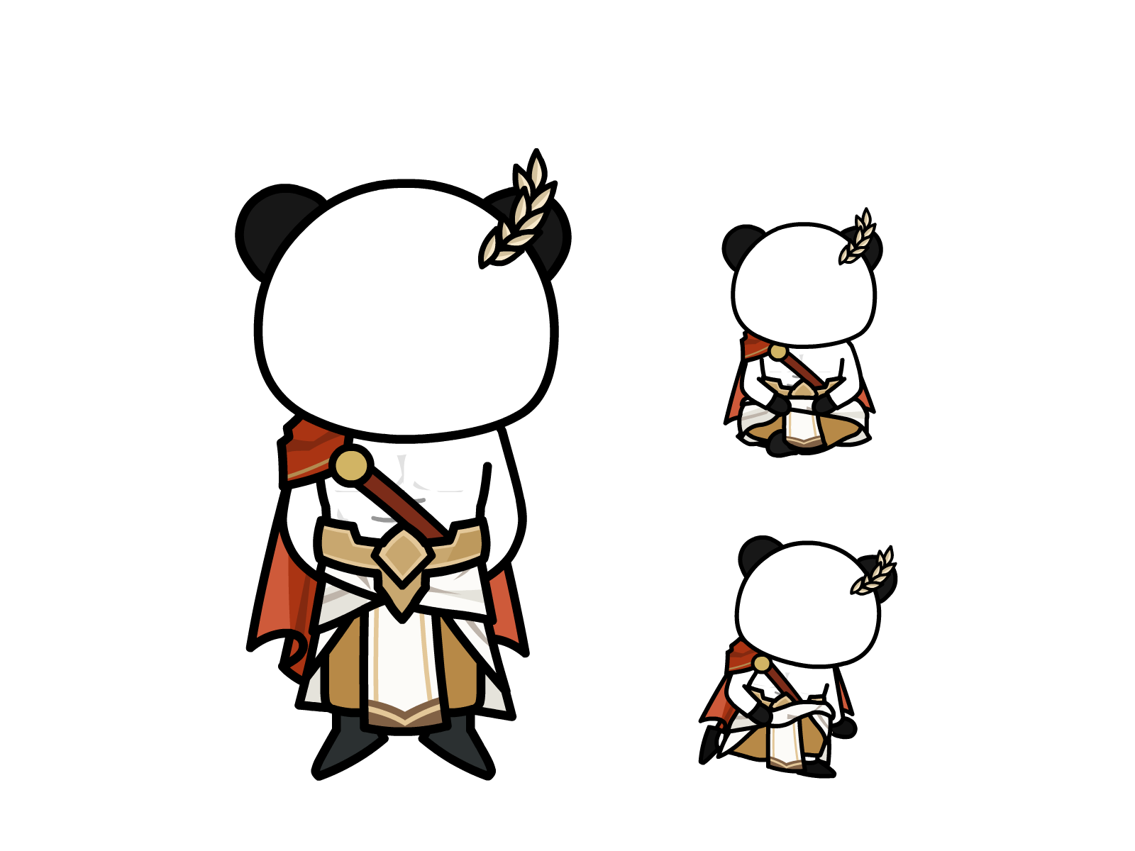 人物图-玄幻修仙-多动作-男4